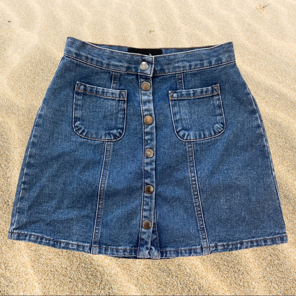 BDG Denim Mini Skirt
